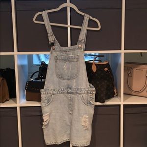 Jean overall skirt